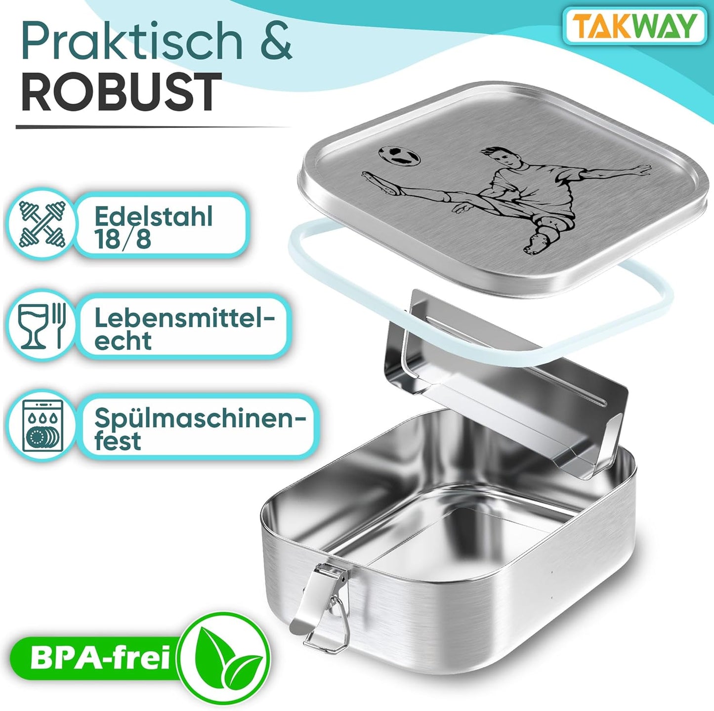 DB-02 Bento Box Brotdose, Trennsteg Fussball