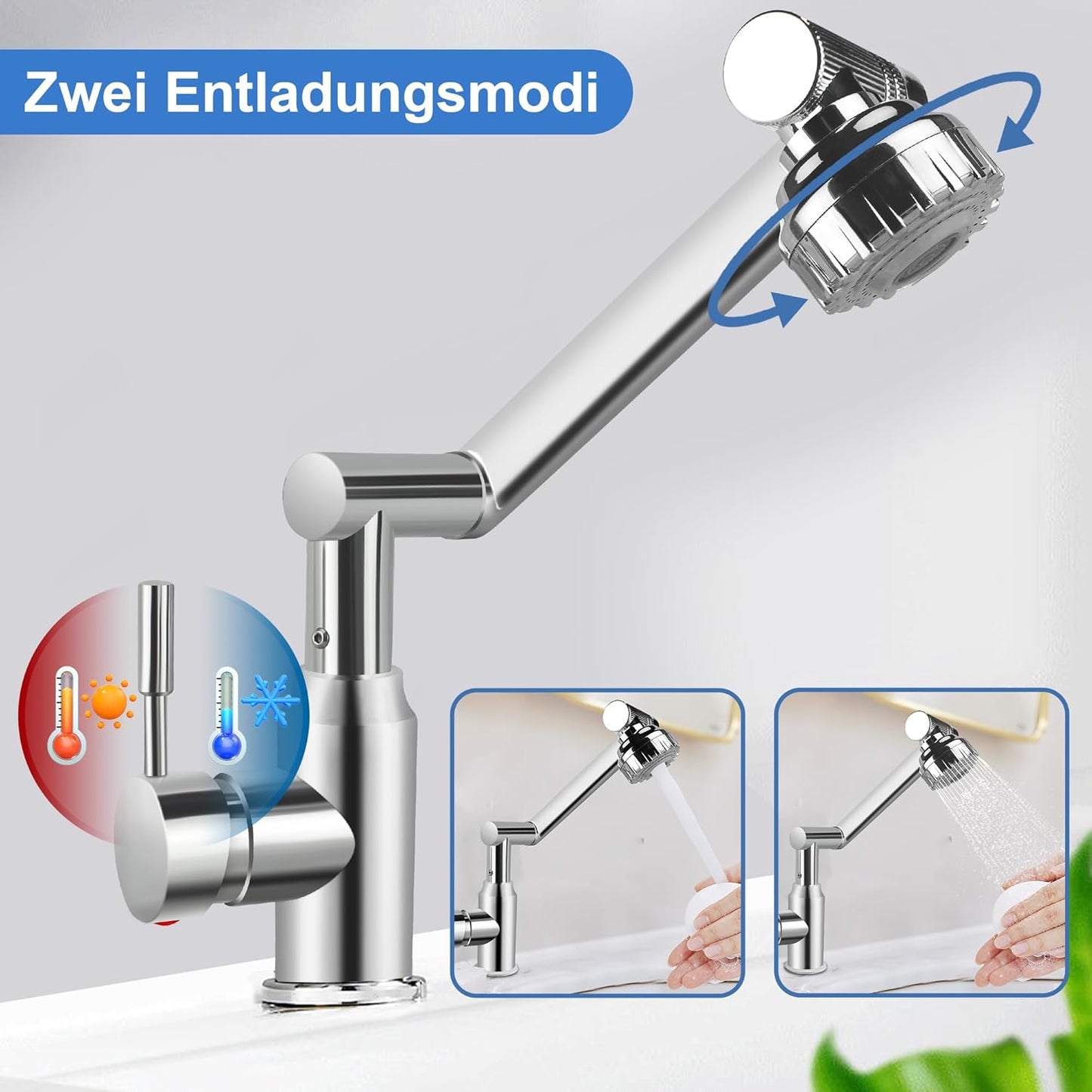 Wasserhahn, Silber