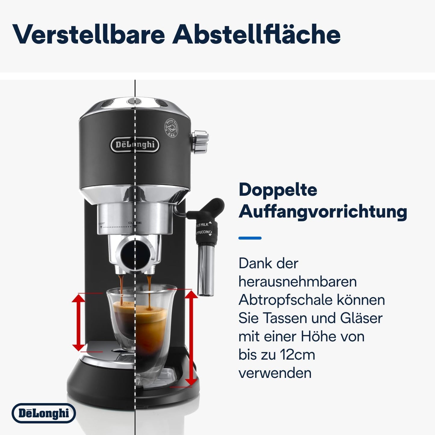 Espressomaschine Dedica Style EC 685.B, Schwarz