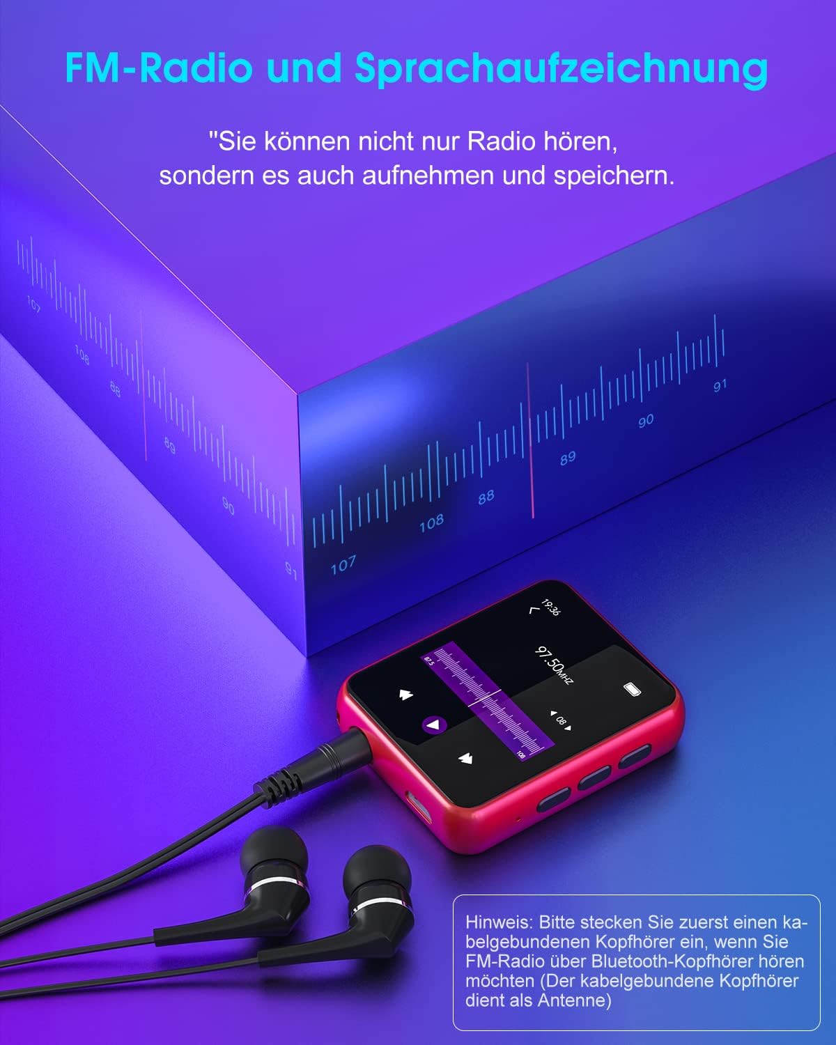 MP3-Player, Red/32GB