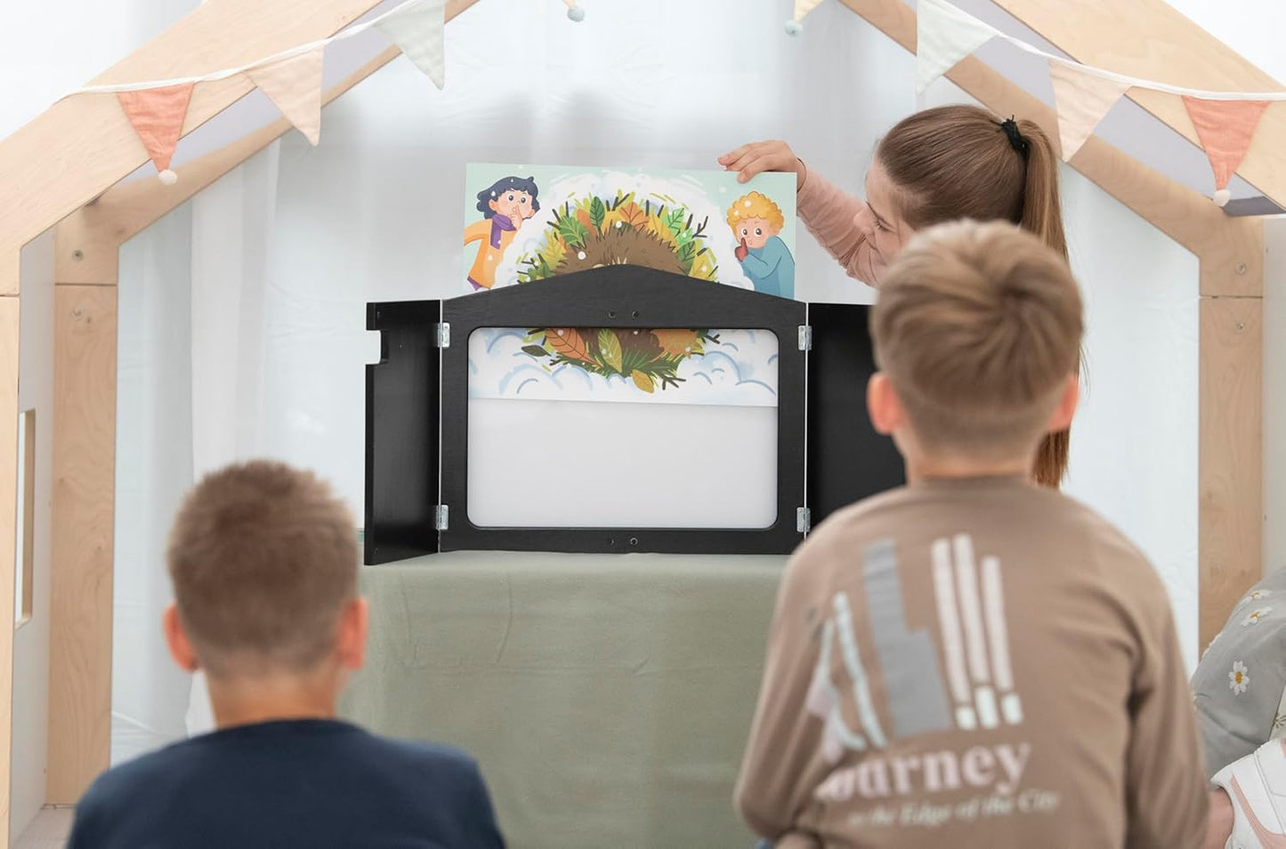 Kombi-Kamishibai Erzähl- und Schattentheater, Schwarz