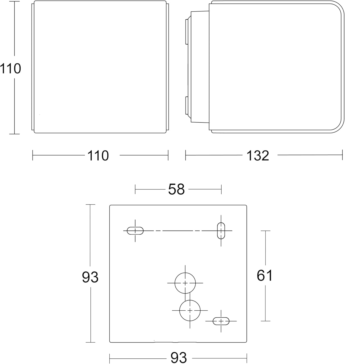LED-Aussenleuchte L 830 SC Connect mit Bewegungsmelder, Anthrazit Wandleuchte L 830 Mit Bewegungsmelder
