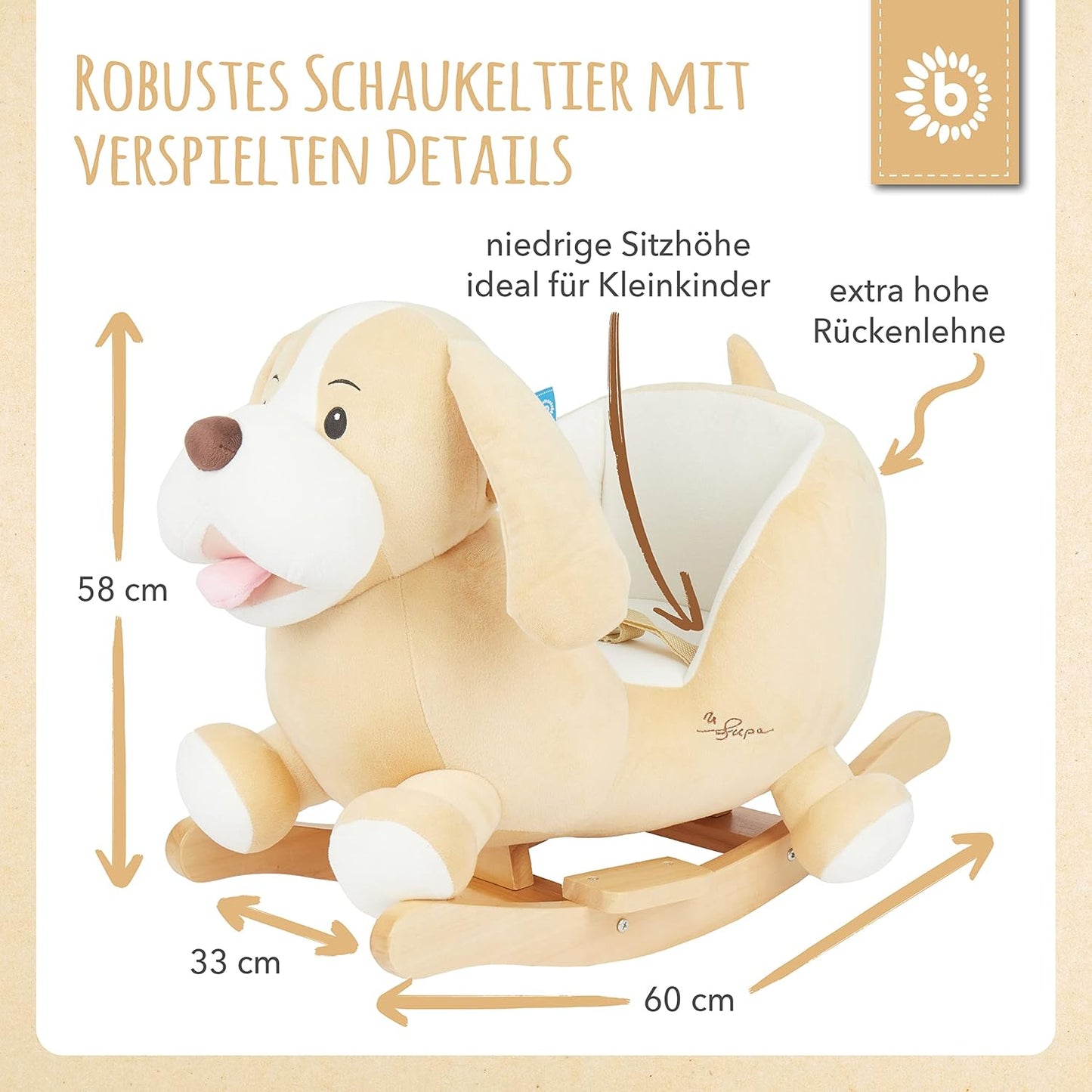 Schaukel Hund Sam, Hund Sam