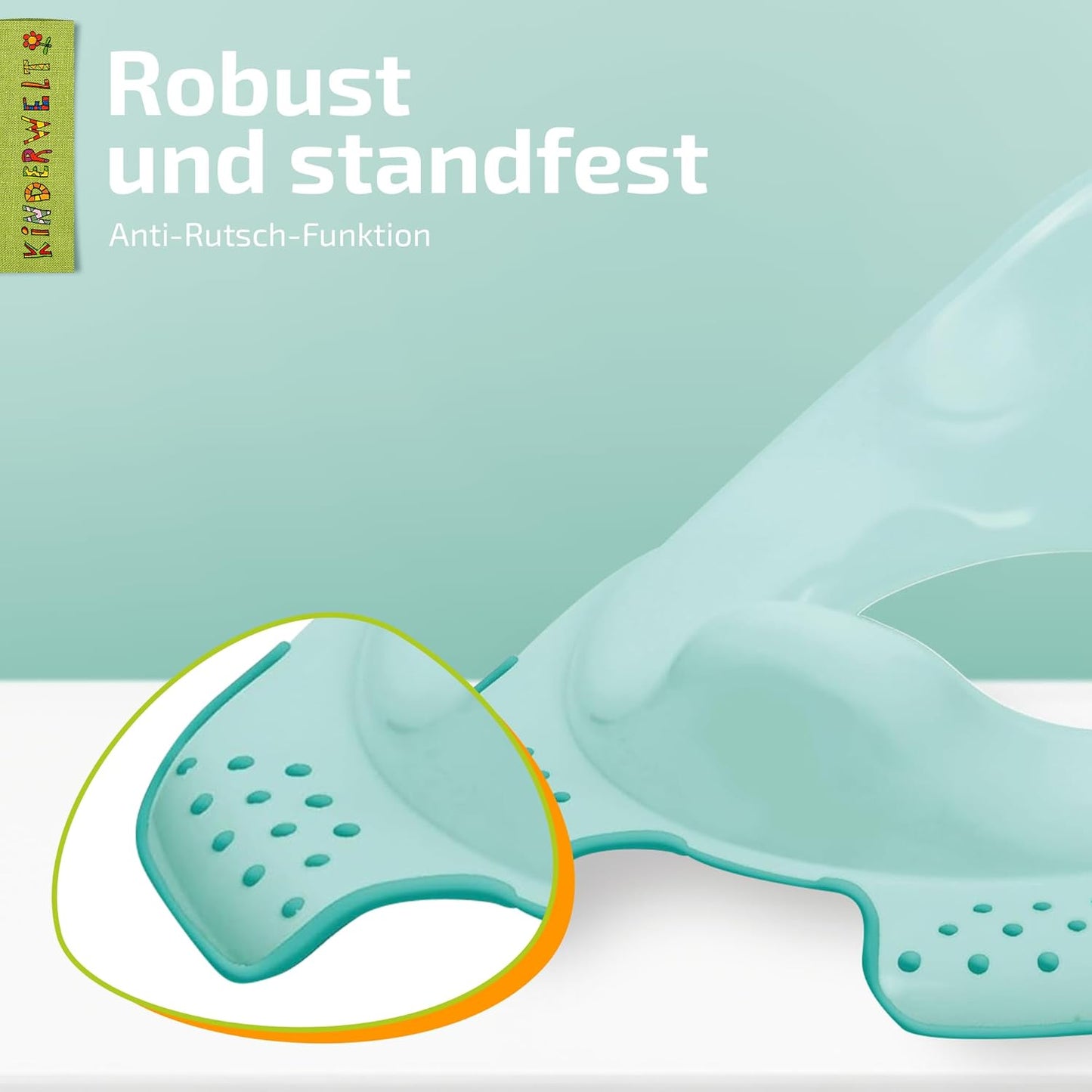 Toilettensitz für Kinder ab 18 Monaten, Aquamarin