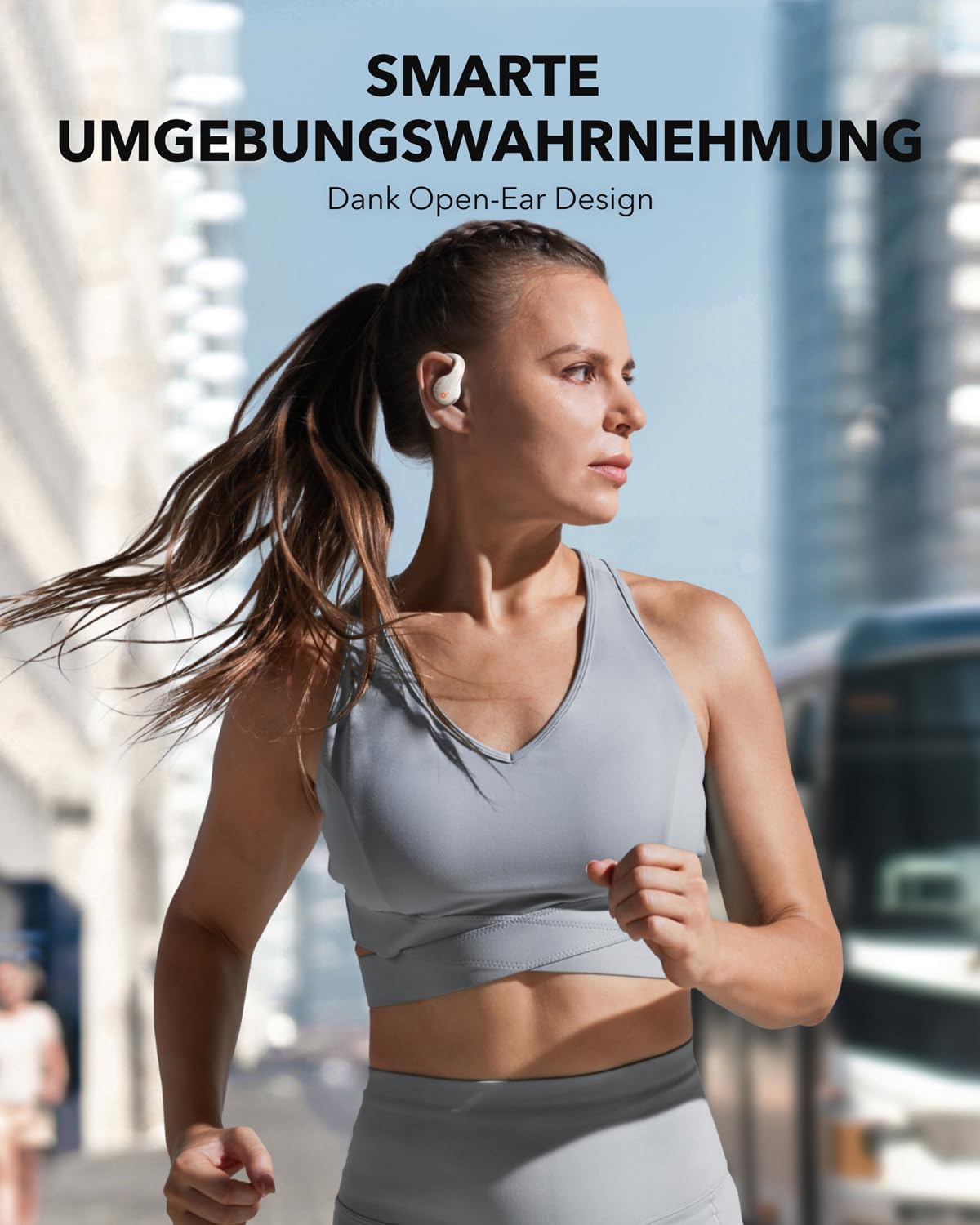 Open-Ear Kopfhörer AeroFit Pro, Schneeweiß