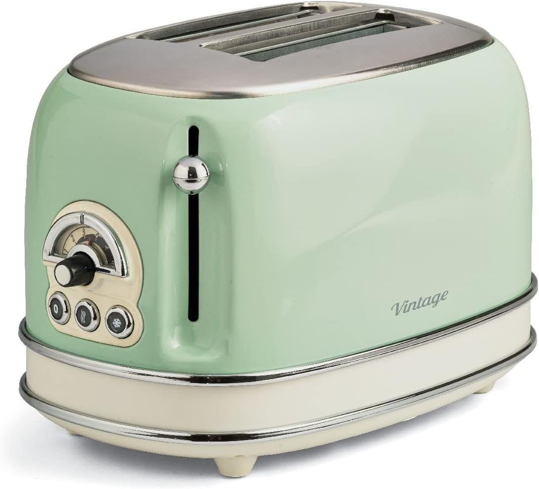 Vintage Langschlitztoaster, Grün
