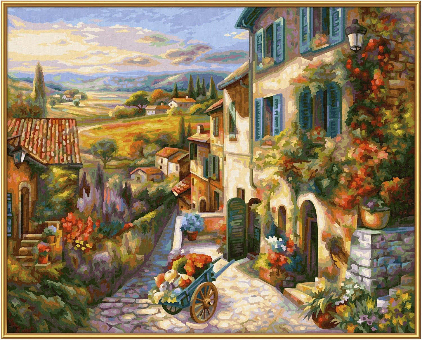 Malen nach Zahlen Toskanische Idylle 40x50cm