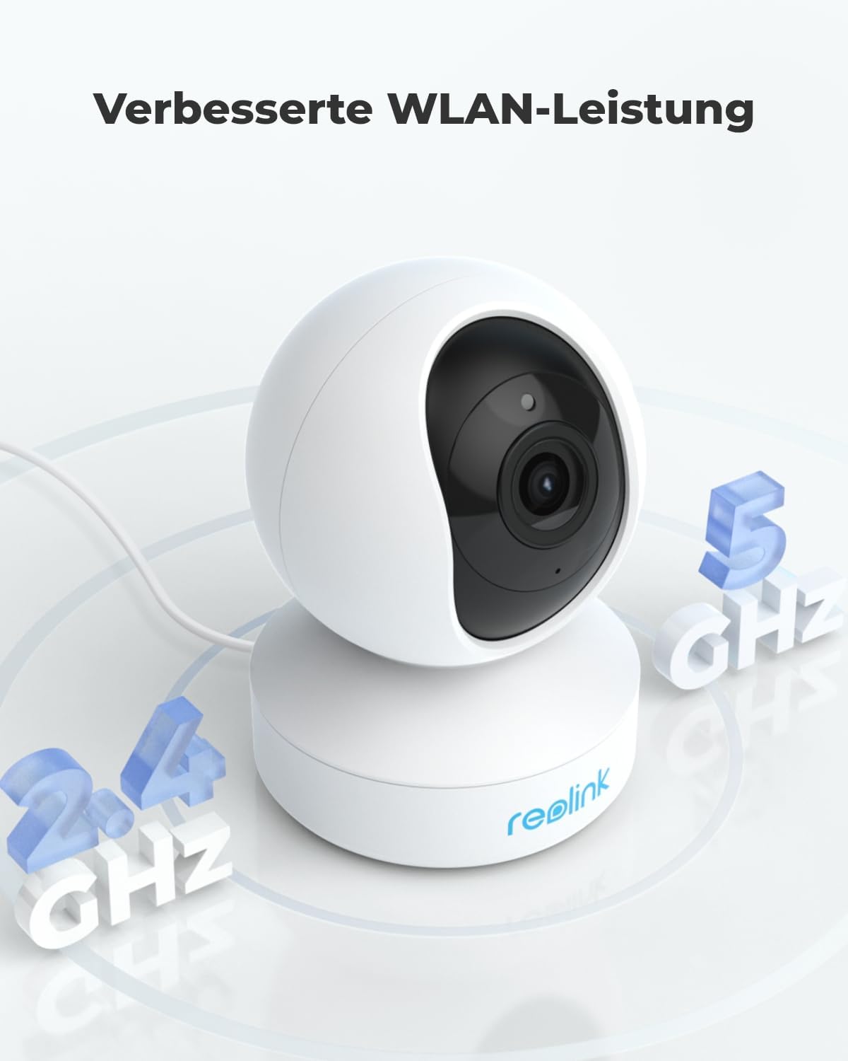5MP PTZ Überwachungskamera, Weiss