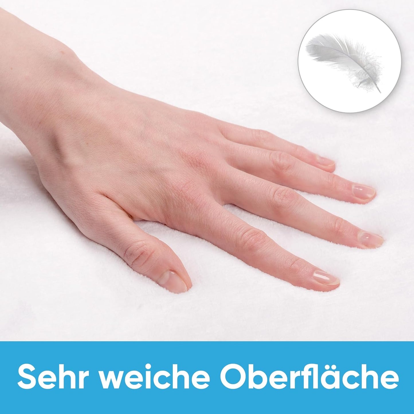 Rutschfester Badteppich, waschbar und weich, Waterworld 50 x 80 cm (Rechteckig)