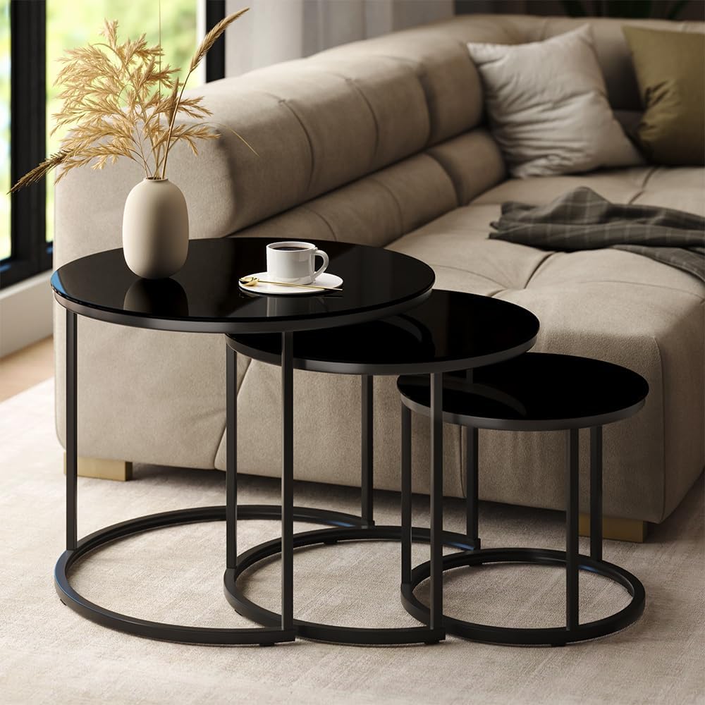 Couchtisch-Set Montreal, Glas 3er Set