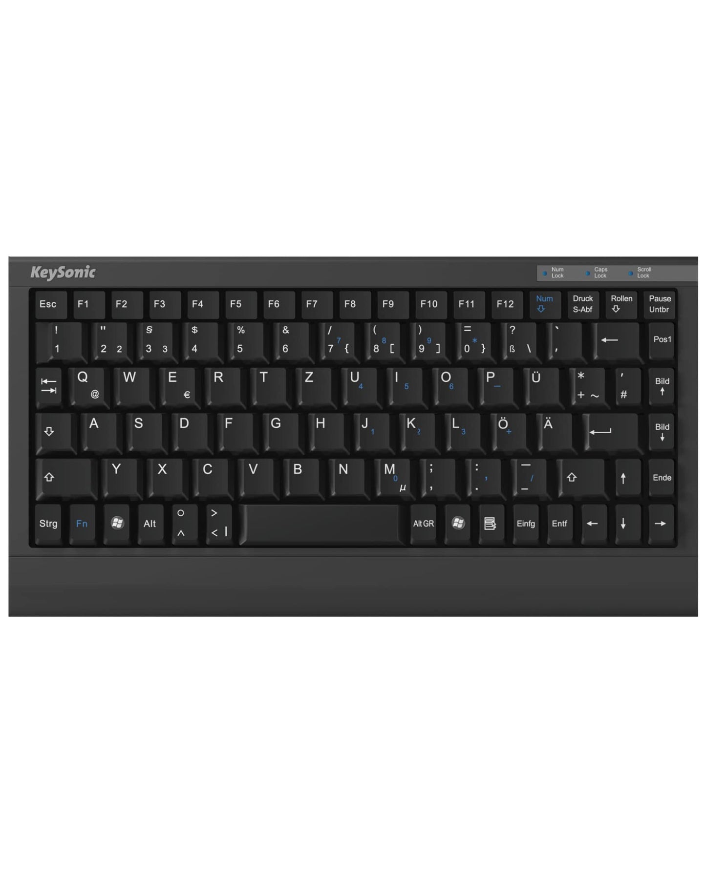 ACK-595 C+, Tastatur, Mini Layout Ohne Touchpad Single