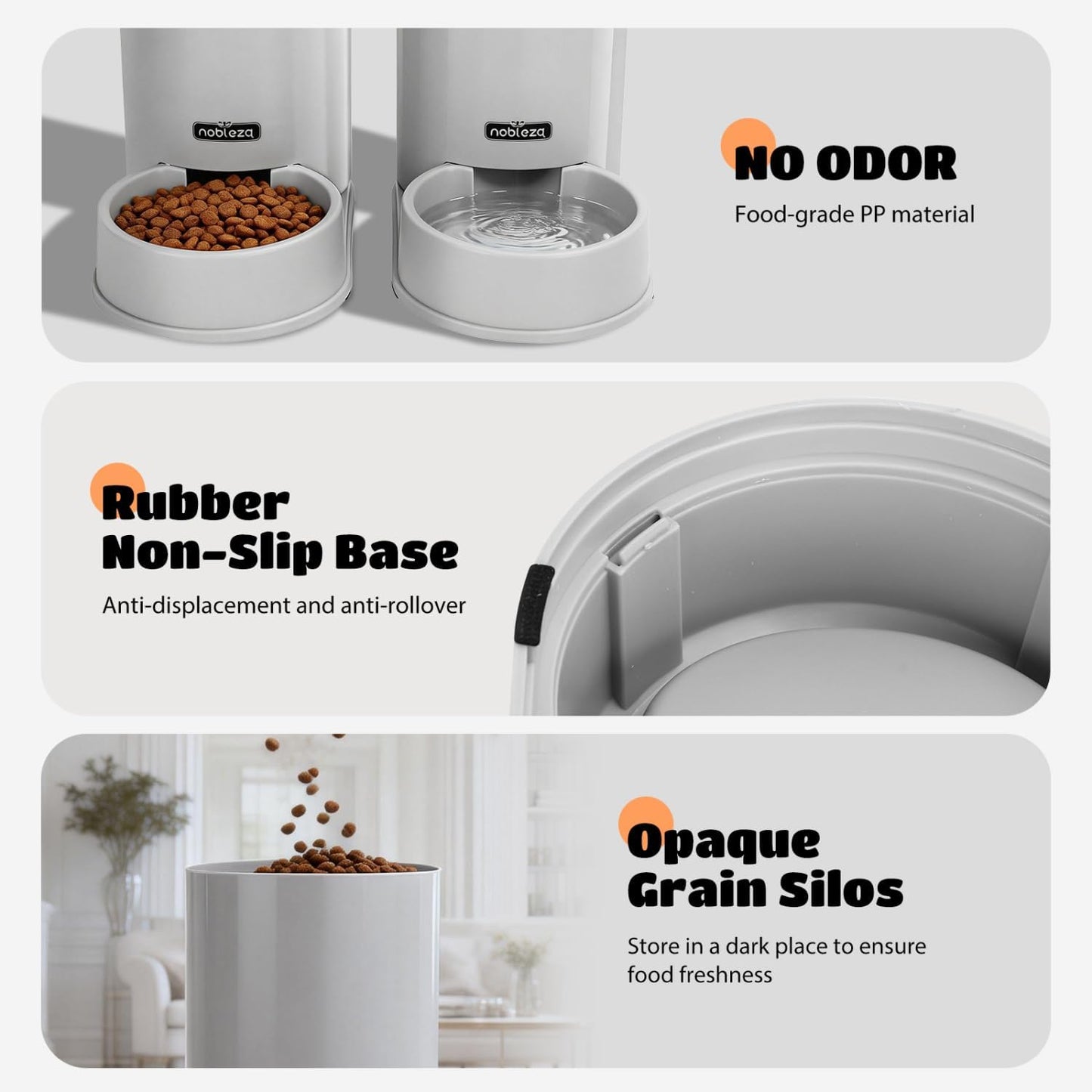 Automatischer Futter- und Wasserspender