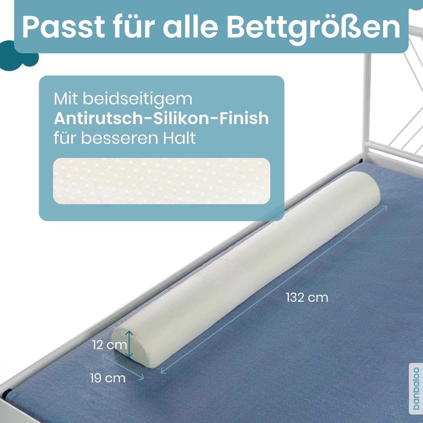 Rausfallschutz für Kinderbett, Klassisch (132cm)