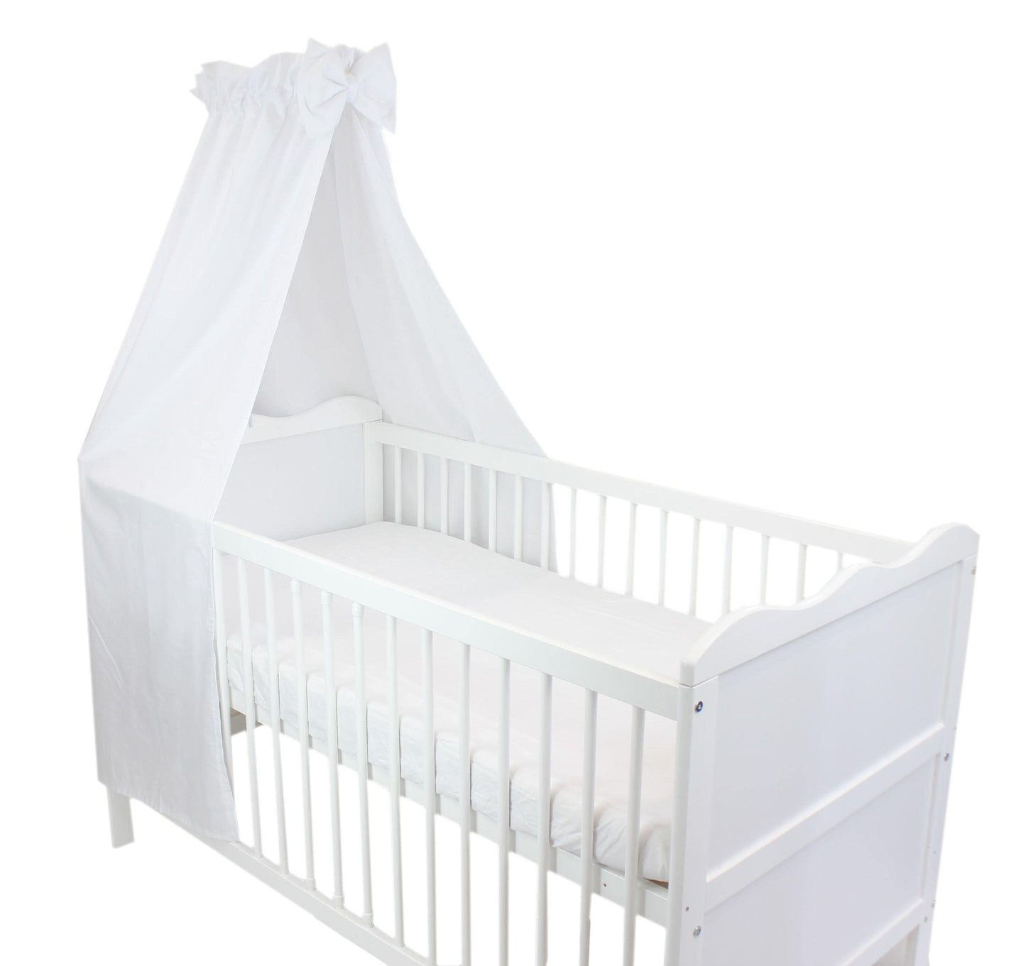 Babybett Himmel mit Schleifchen, H240 x B160 cm (1er Pack) Weiss