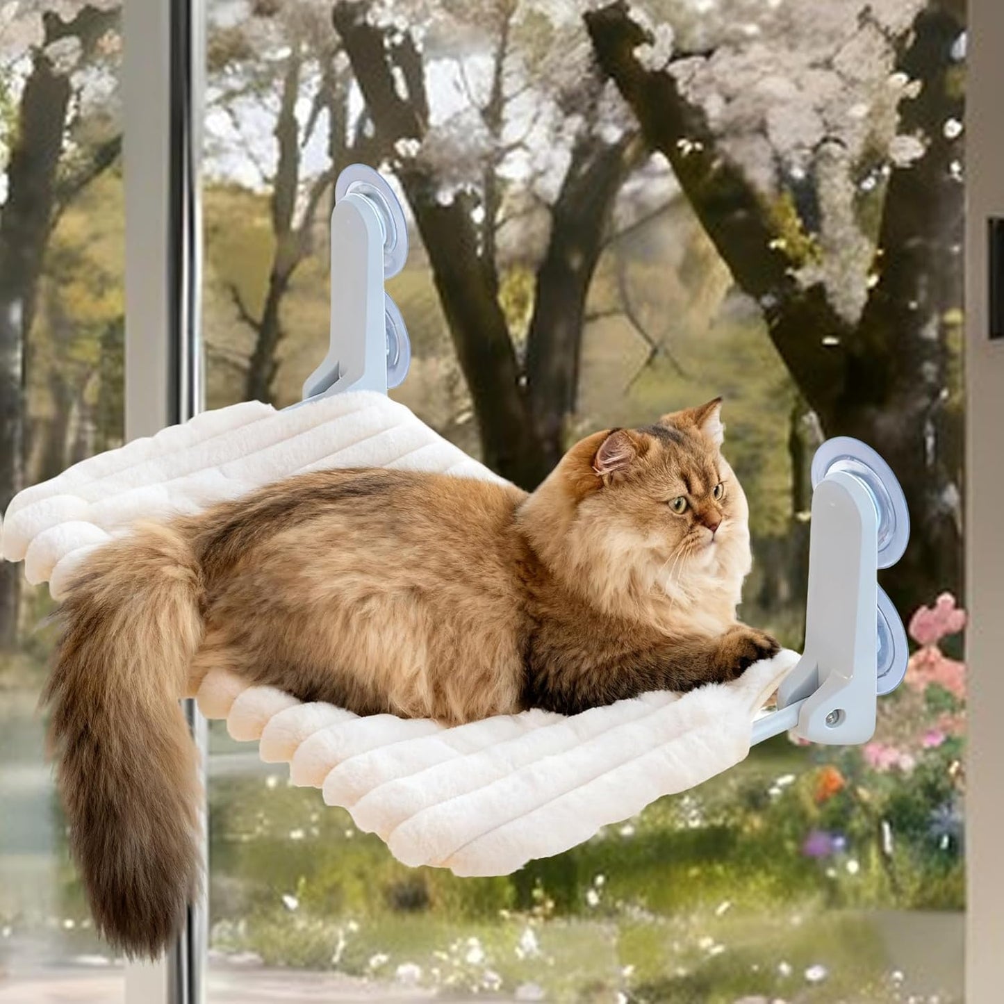 Katzen-Fensterhängematte mit Saugnapf