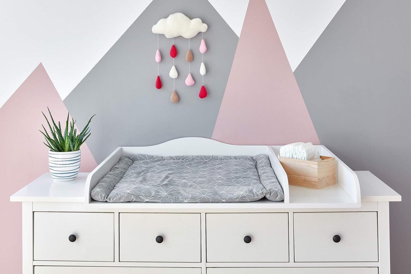Wickelaufsatz für HEMNES XXL mit Trennfach