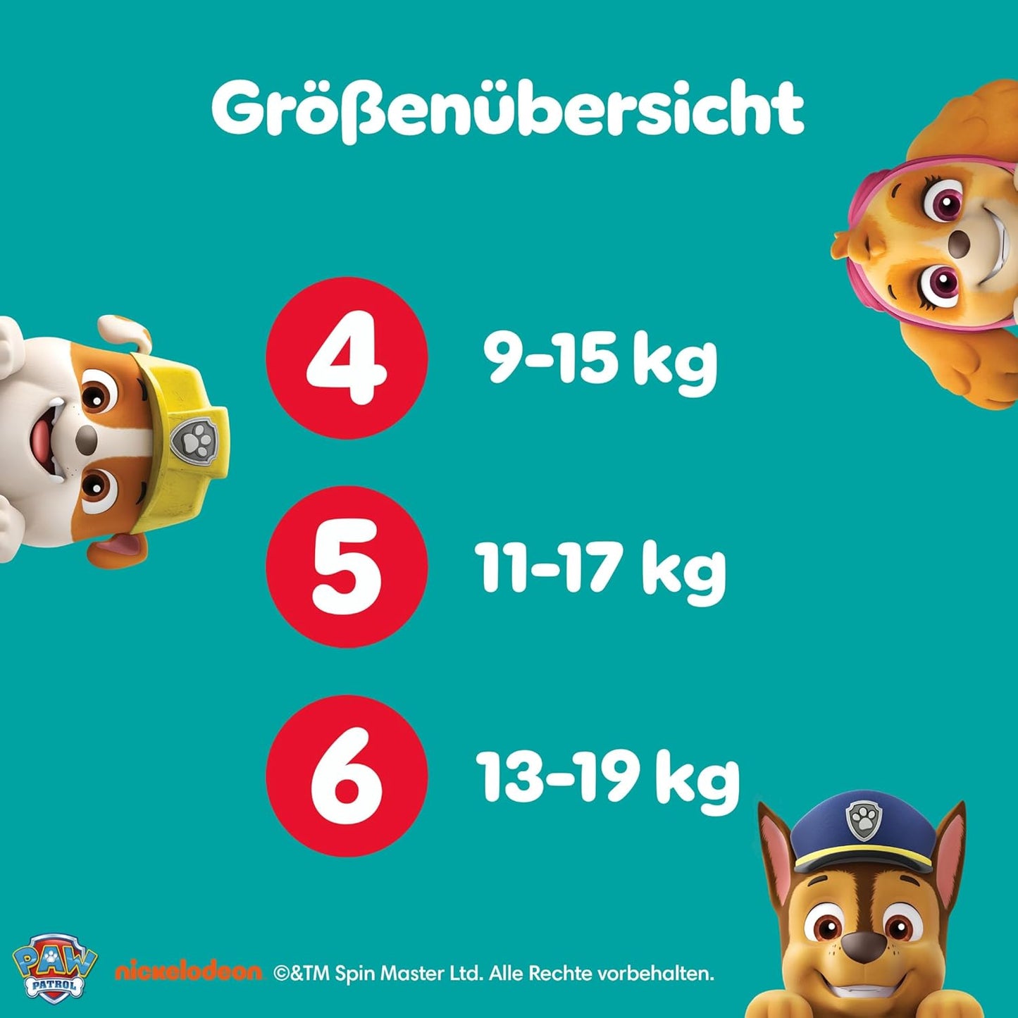 Baby-Dry Pants Paw Patrol, Größe 5 (160 Stück)