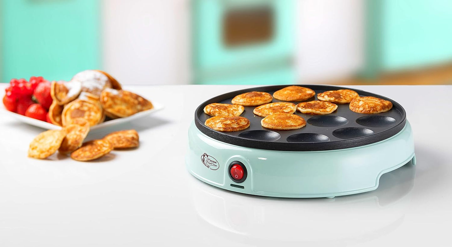 Poffertjes Maker APFM700SDM im Retro Design mit Antihaftbeschichtung, Mint