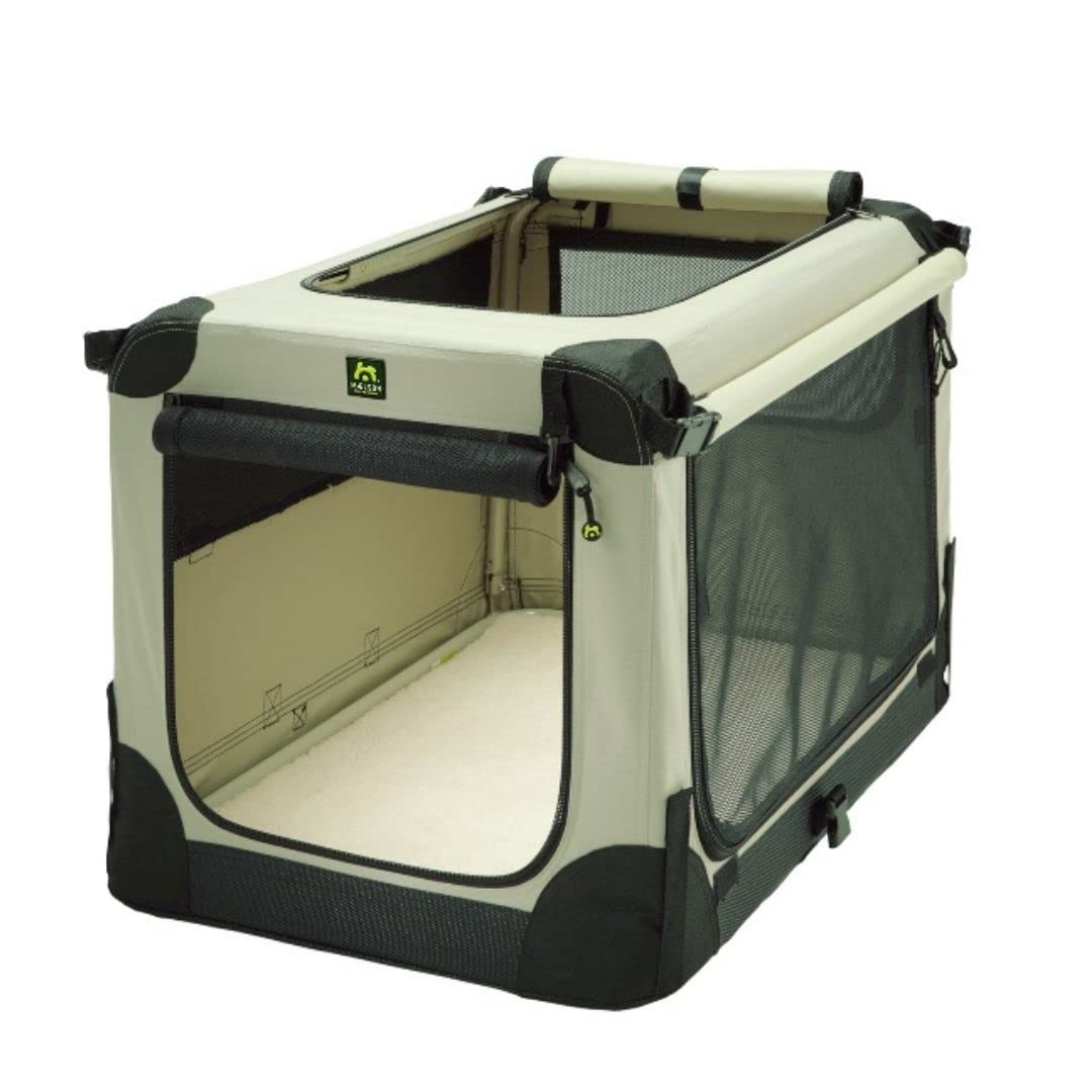 Faltbare Hundetransportbox, hautfarben XXS 52 - (52 x 33 x 33 cm)