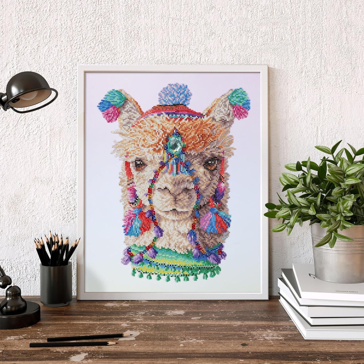 Diamond Painting Set Bohemian Alpaka