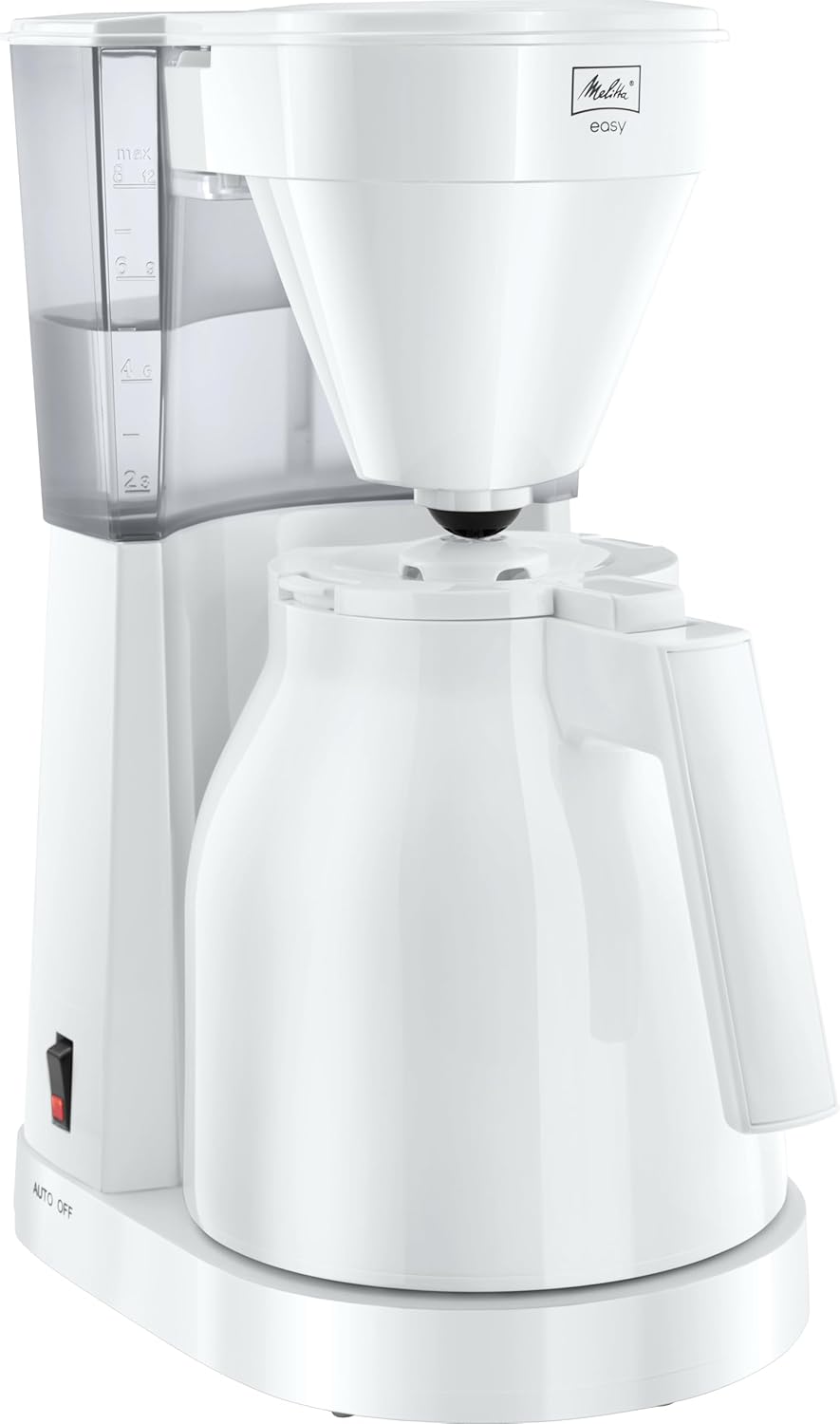 Easy II Therm Filterkaffeemaschine mit Thermoskanne, Thermkanne, Weiss
