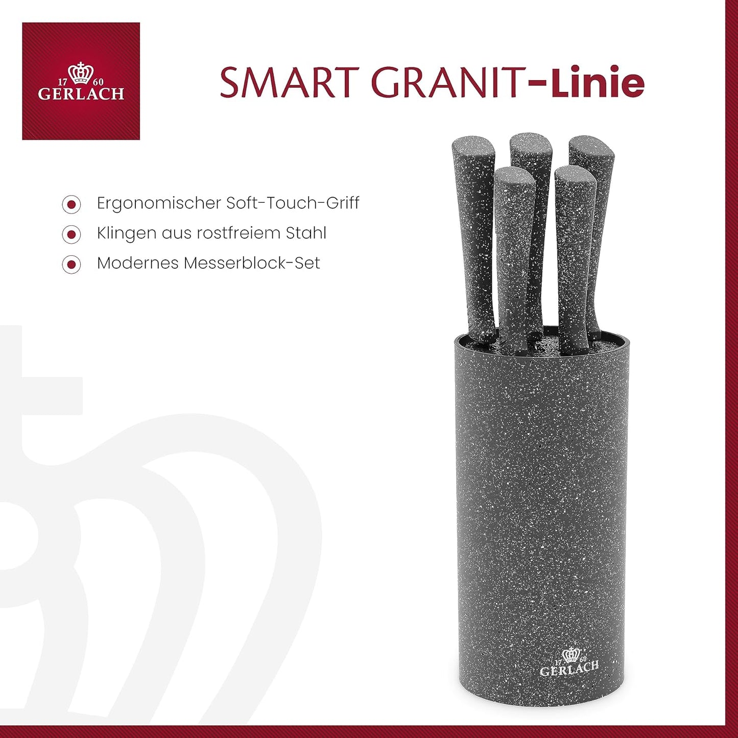 5-teiliges Messerblock-Set