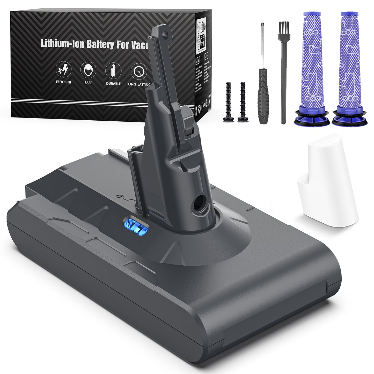 Ersatzakku für Dyson V8, V8 6.5Ah