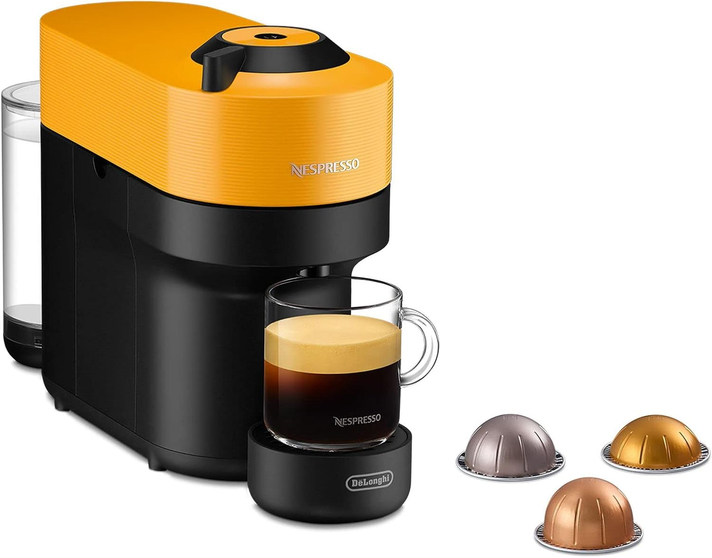 Vertuo Pop Kaffeekapselmaschine, Ohne Aeroccino / Mango Yellow