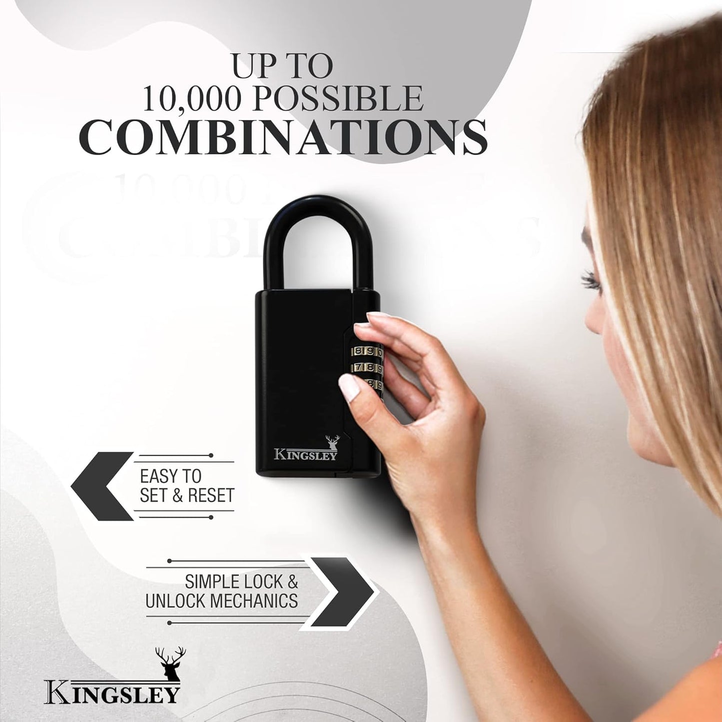 Guard-a-Key Schlüsselsafe, Schwarz