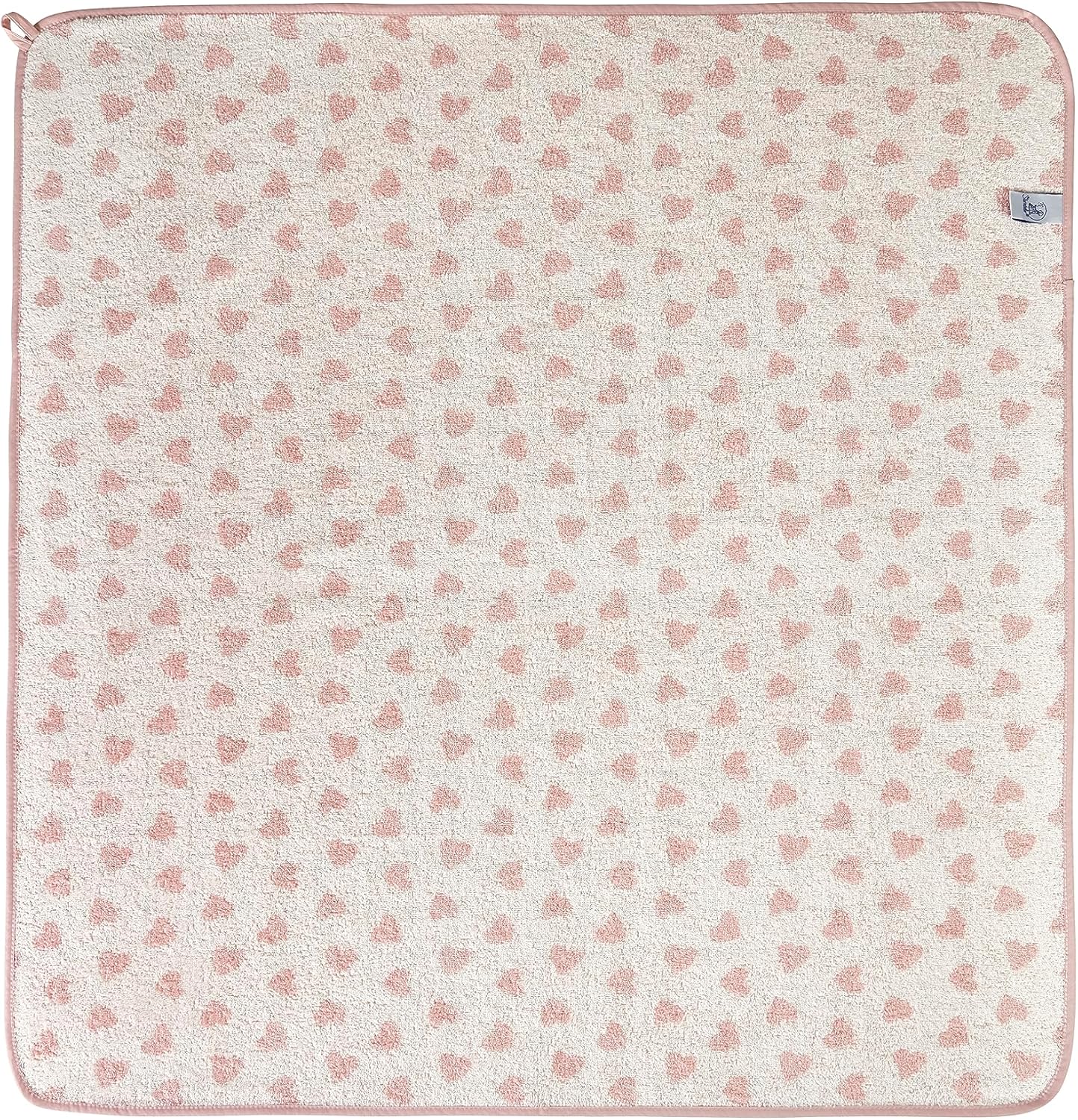 Baby-Kapuzentuch Emmi Girl 100 x 100 cm, Esel Emmi Girl Herzen flora rose 100 x 100 cm Single