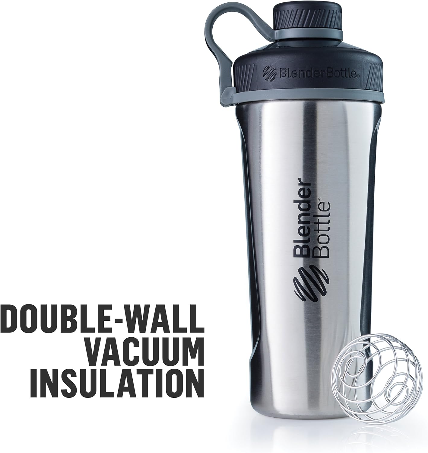 Radian Isolierter Shaker-Becher mit BlenderBall, Edelstahl - 770 ml Rosé Pink