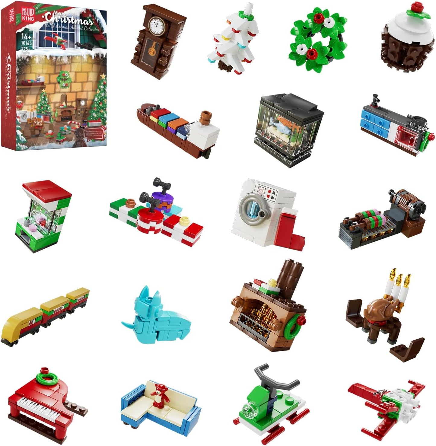 Adventskalender Klemmbausteine Bausatz, Adventskalender