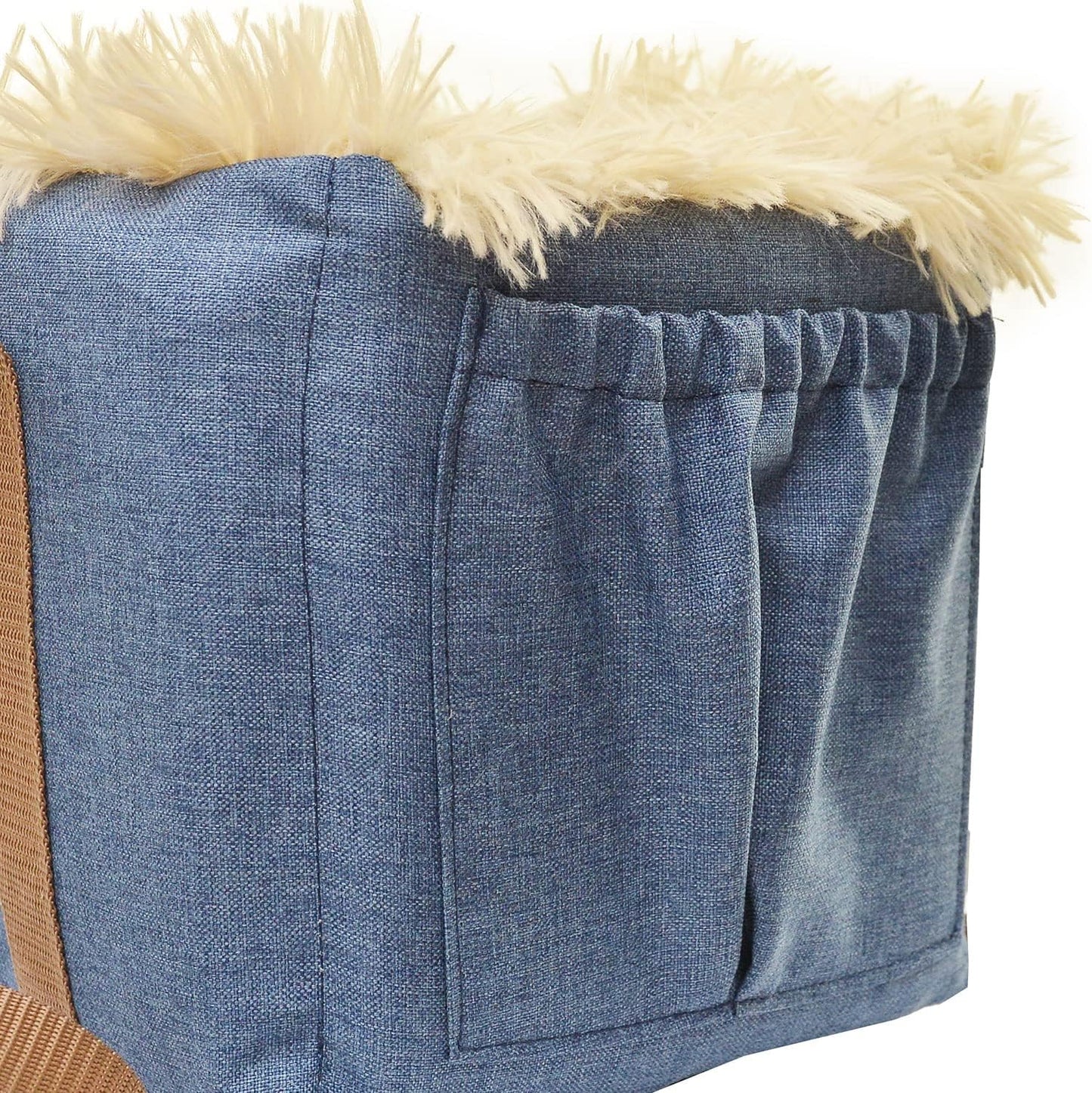 Hunde-Autositz Locky , waschbar und abriebfest, Denim