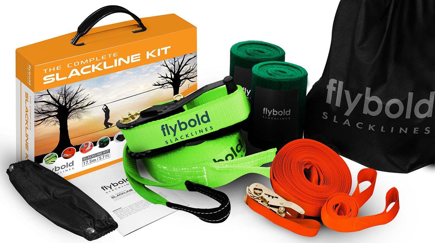Slackline-Set mit Zubehör, Slackline Komplett-Set
