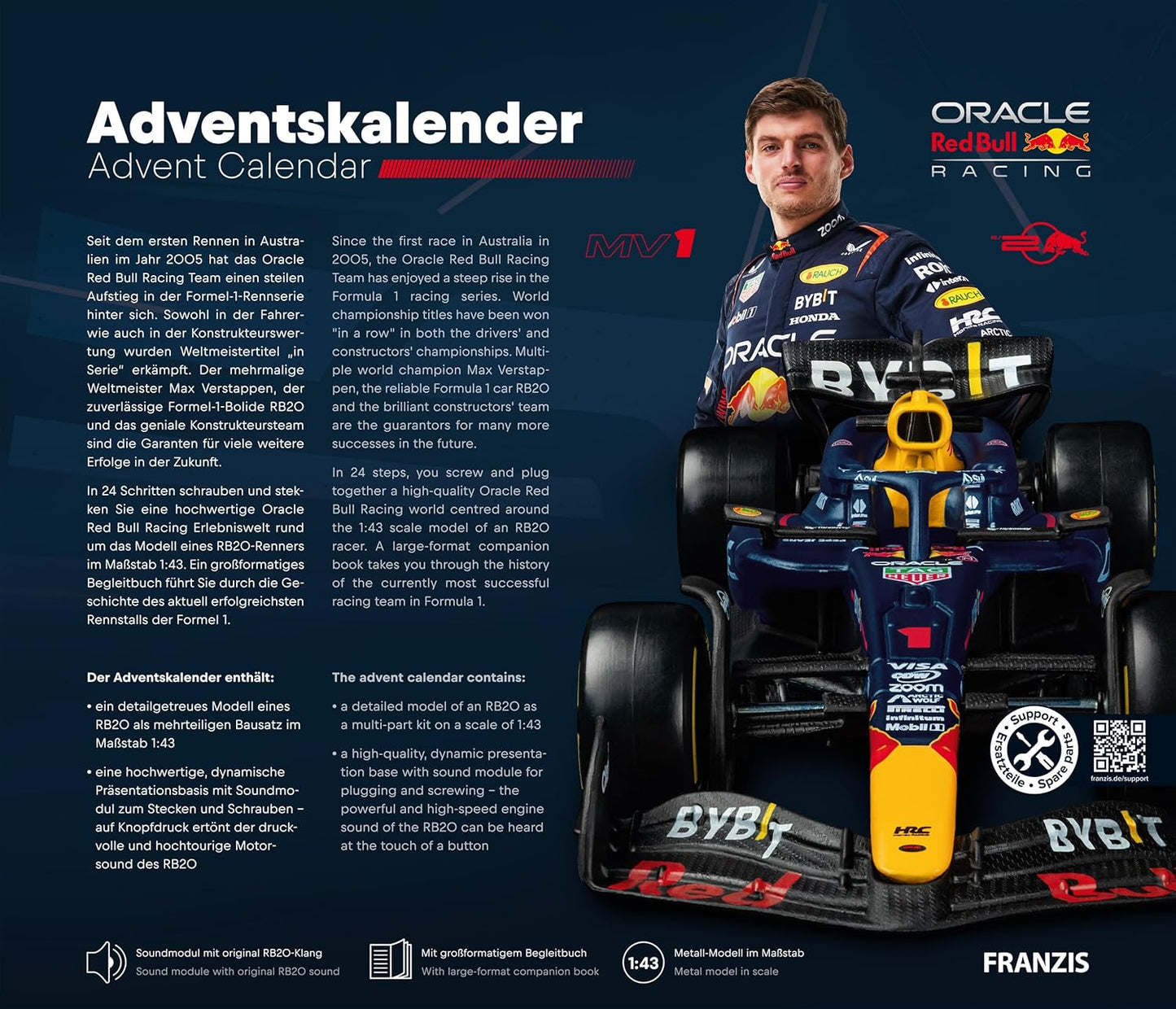 Adventskalender Oracle Red Bull Racing