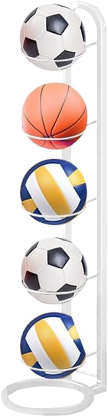 Ballständer für Basketball & Fussball, Weiss