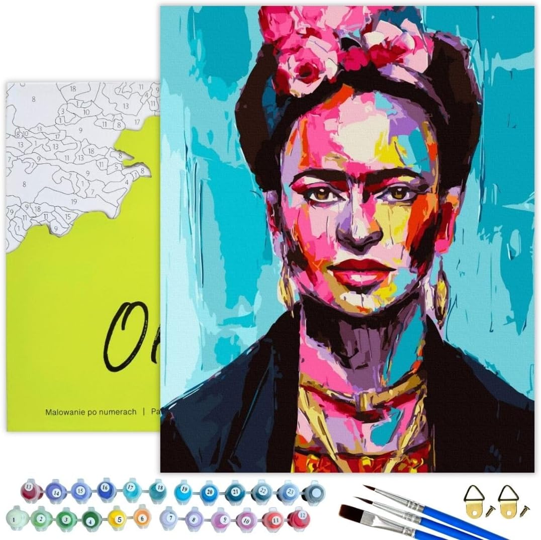 Malen Nach Zahlen Set, Helles Frida
