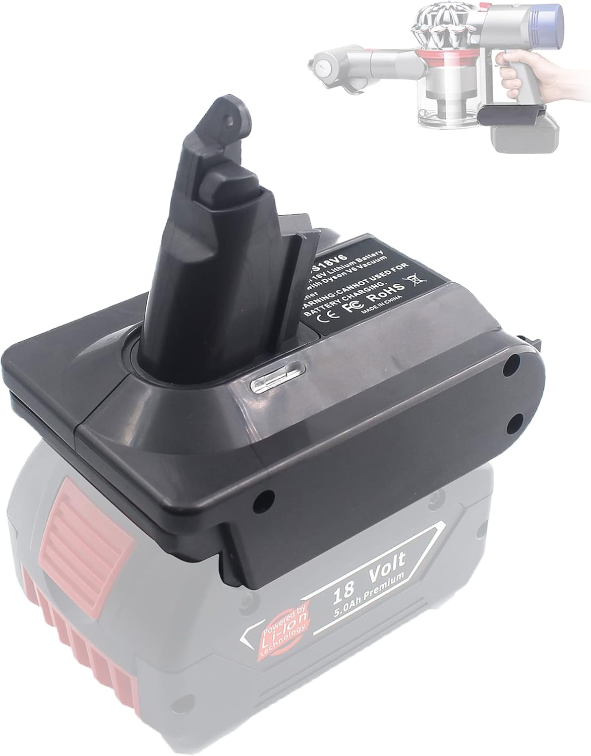 BOS18V6 Akku-Adapter für Handstaubsauger, BOS18V6