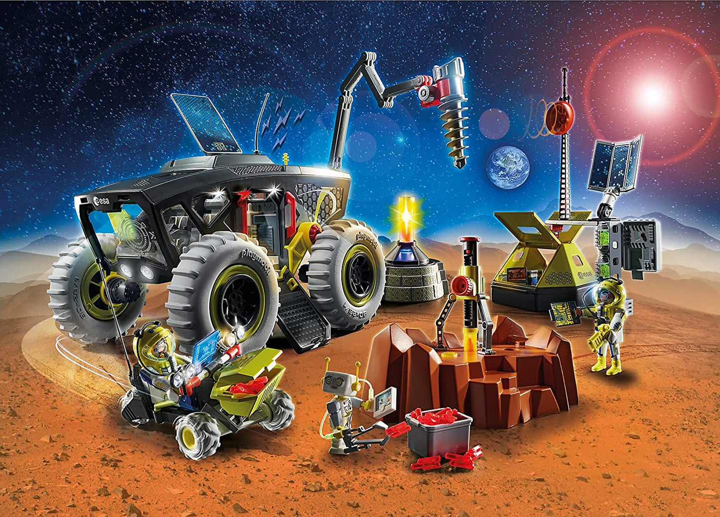 70888 Space Mars-Expedition mit Fahrzeugen, Konstruktionsspielzeug