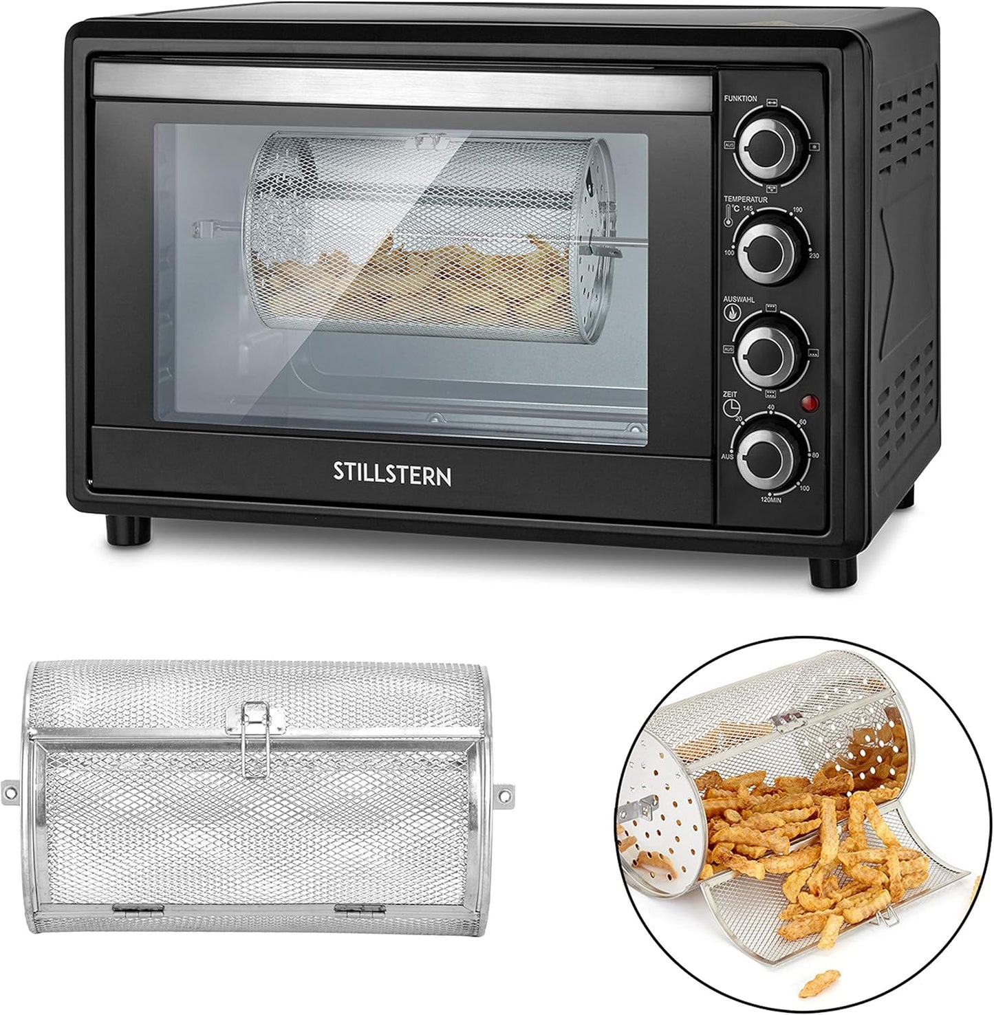 Grillkorb für Minibackofen