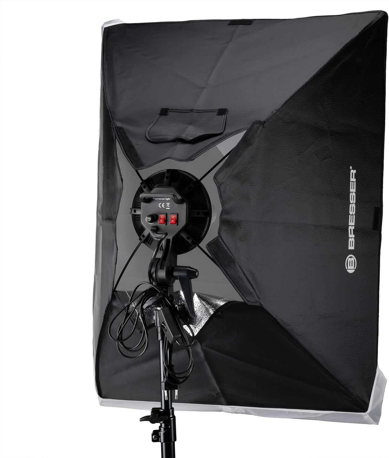 LED-Tageslicht-Set mit Softboxen und Boomarm
