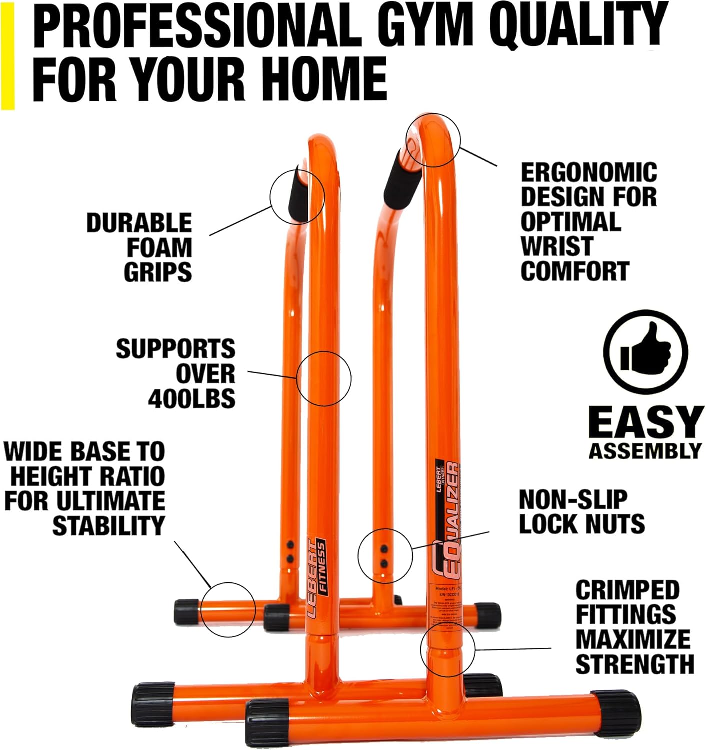 Equalizer Fitnessgerät mit Resistance Band, Orange - L