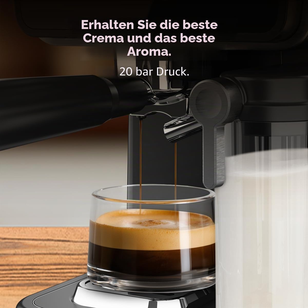 Halbautomatische Espressomaschine, Touch ColdBrew Latte