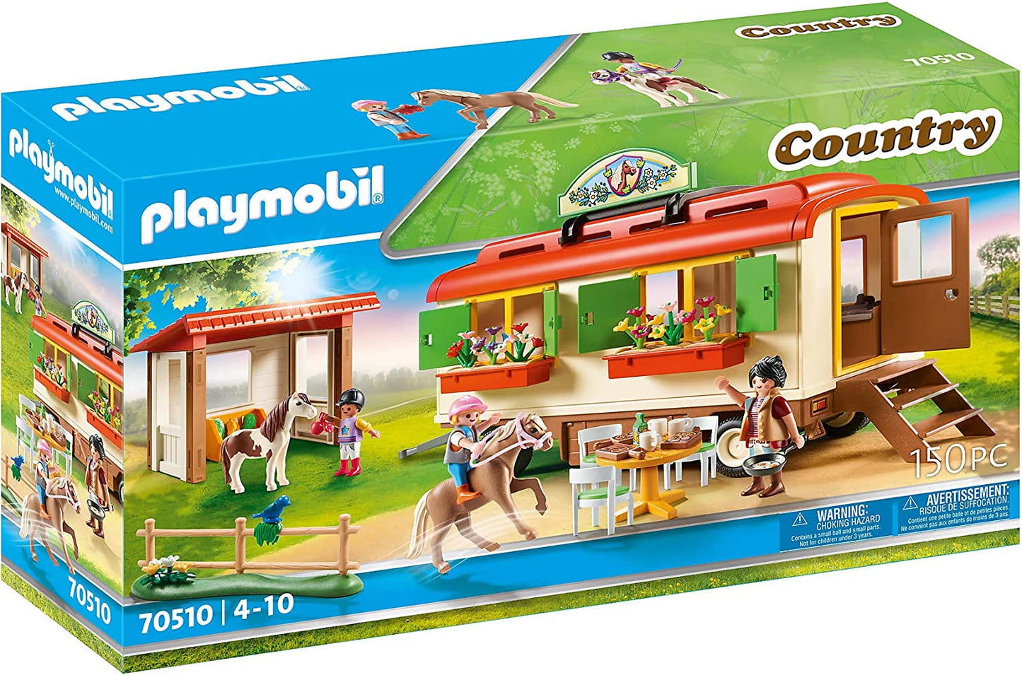 70510 Country Ponycamp-Übernachtungswagen, Konstruktionsspielzeug