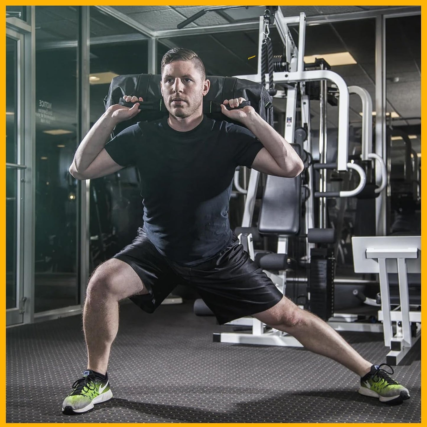 Gewichtssack für Krafttraining, L Gelb