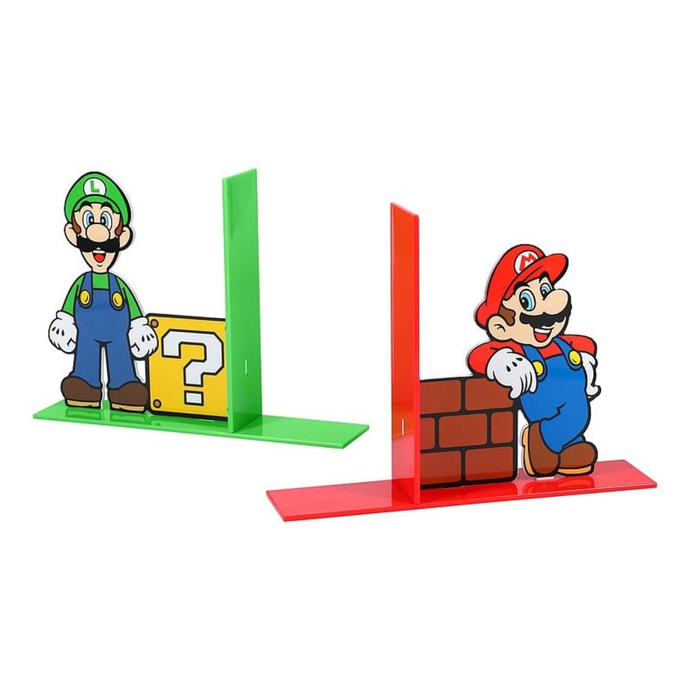 Super Mario Buchstützen-Set: Mario & Luigi