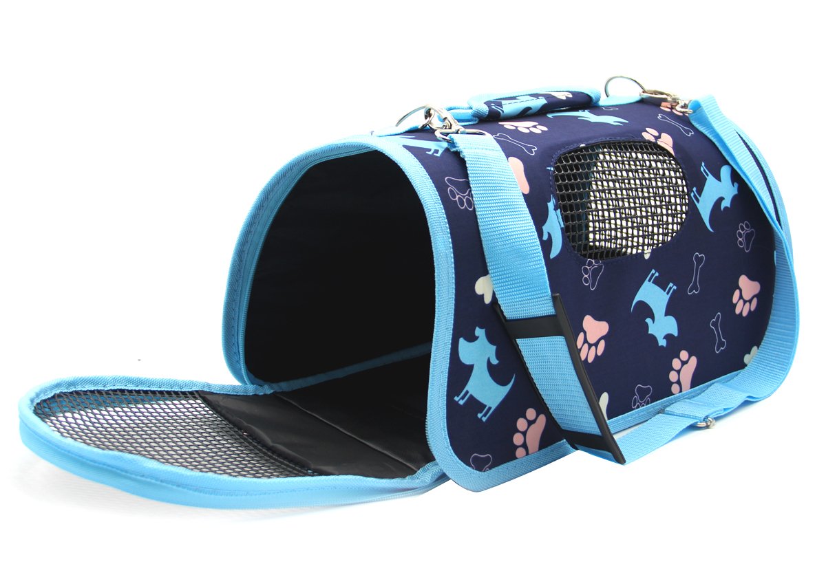 Transporttasche für Haustiere (Grösse L), L (51 x 26 x 29 cm) Blau