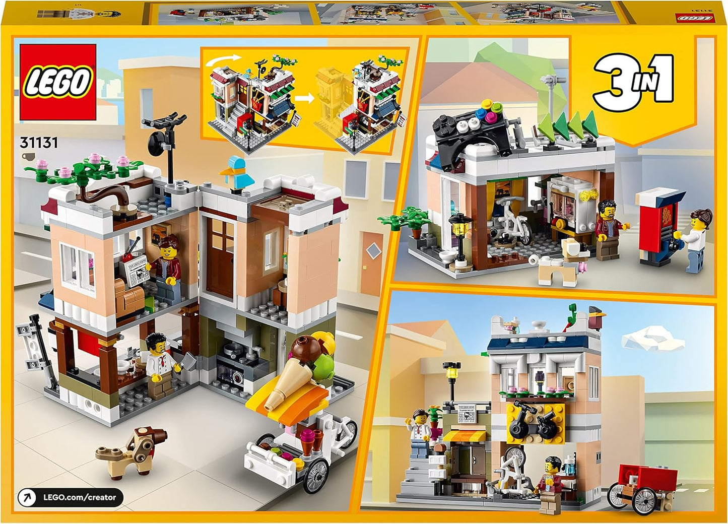 Creator Nudelladen, Fahrradladen und Spielhalle