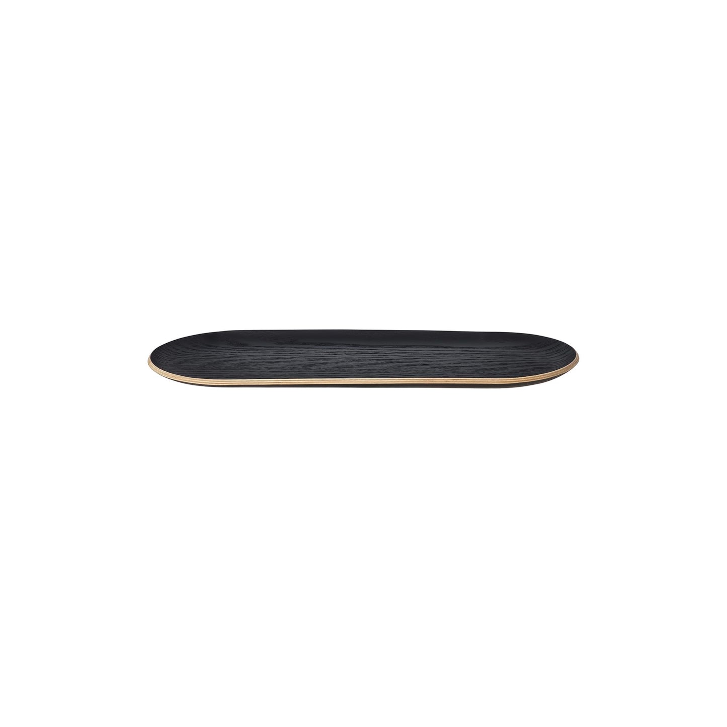 Serviertablett Baki, Schwarz 36 x 14.5 x 1.5 cm