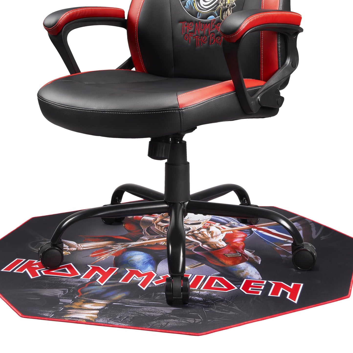 Rutschfeste Gamer-Bodenmatte für Stühle
